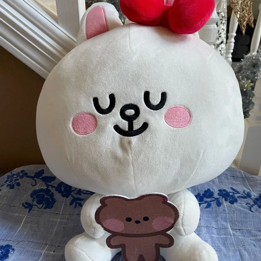 Lime Friends White Bunny Rabbit Plush Bunny!